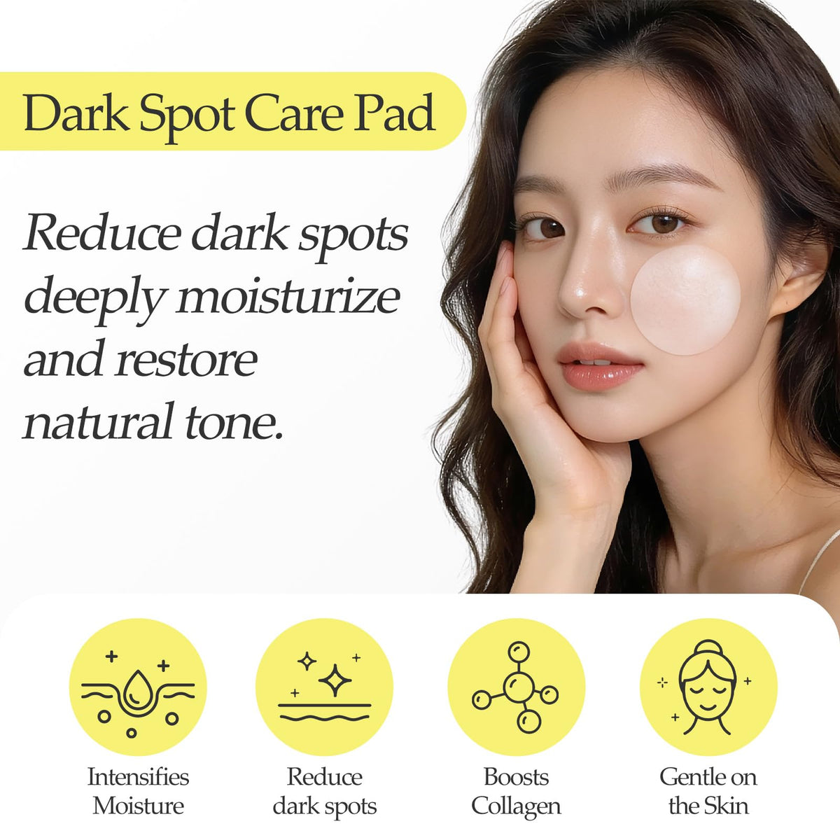 AVEYA Snail Mucin Toner Pads with Collagen & Niacinamide - Hydrating Facial Peeling Pads for Glass Skin & Dark Spots - Pore Minimizing & Brightening Treatment with Peptides & Cica - 100 Count AVEYA