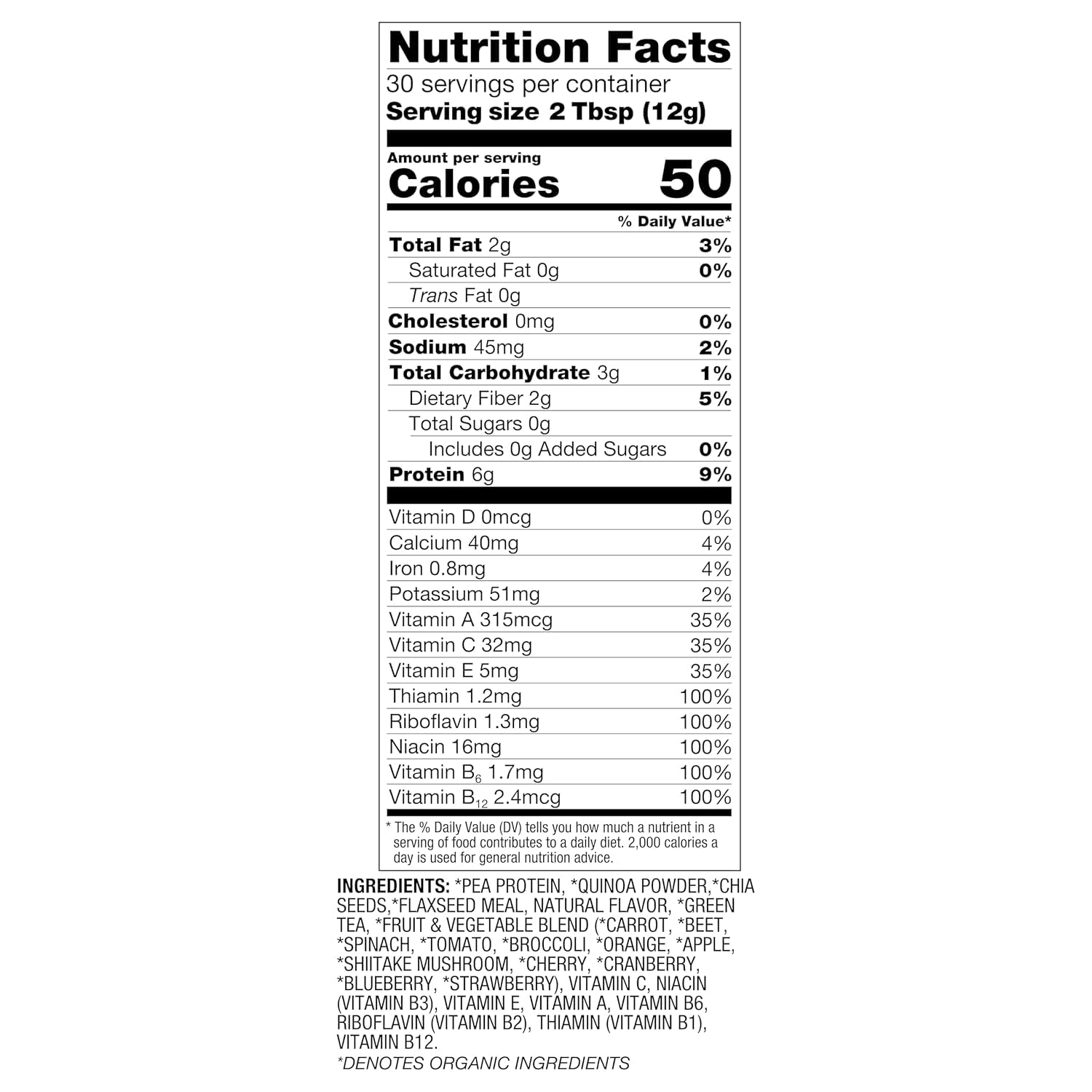 BetterBody Foods Organic Superfood Powder with Protein, Vitamins C, E, and B12 (12.7 oz.) BetterBody Foods buy australia supplements