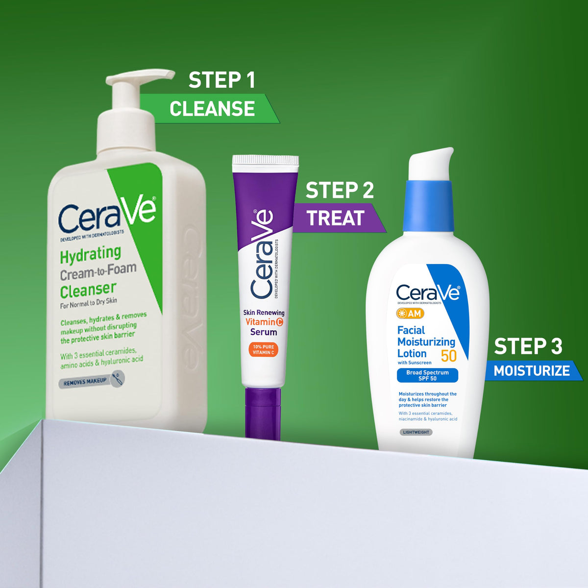 CeraVe Hydrating Cream To Foam Cleanser, Face Wash for Dry Skin, 19oz CeraVe