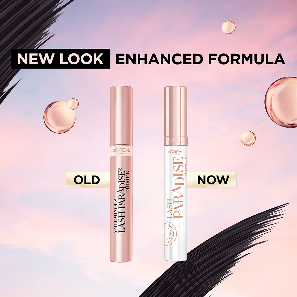 L'Oreal Paris Cosmetics Voluminous Lash Paradise Mascara Primer Base, Soft White, 0.27 Fluid Ounce, Packaging May Vary L'Oreal Paris