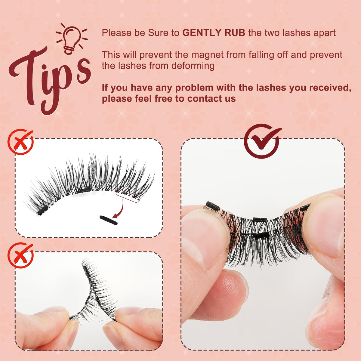 Higu clace Magnetic Eyelashes with Applicator Reusable Magnetic Lashes(A11) Higu clace