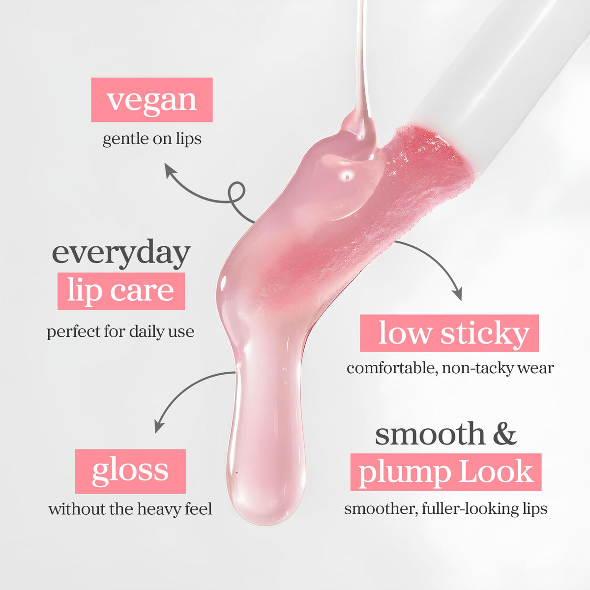 NOONI Korean Lip Oil - Applepeony - pH Color-Changing Plumping Lip Gloss NOONI