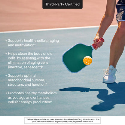 THORNE - ResveraCel - Nicotinamide Riboside with Quercetin Phytosome & Resveratrol - Supports Healthy Aging, Methylation, Cellular Energy Production & Metabolism THORNE
