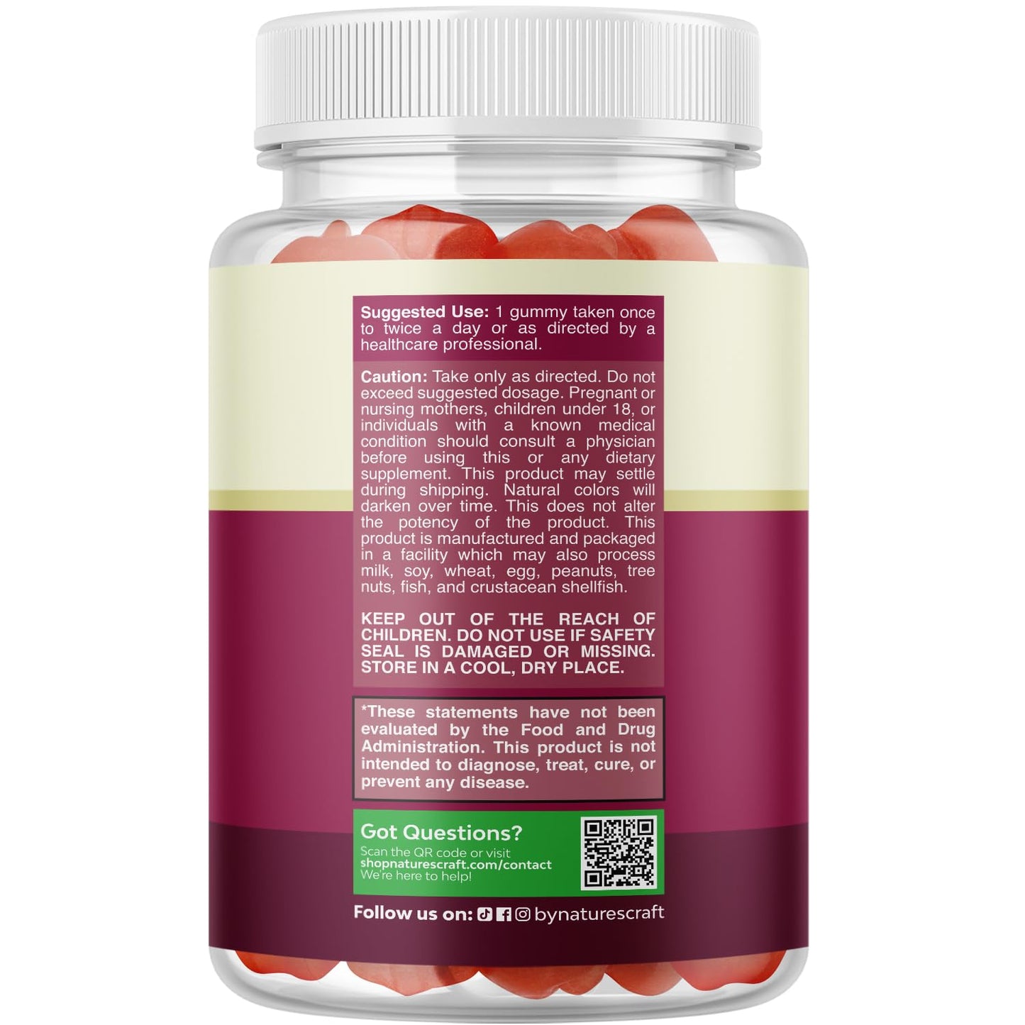 Apple Cider Vinegar Gummies with Mother - Cleanse & Detox ACV Gummies for Weight Loss, Gut Health, Bloating, Metabolism & Energy Support - ACV with Mother with B12 Vitamin, B6 & Pomegranate - 60 Ct Gsupps Australia