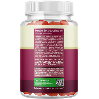 Apple Cider Vinegar Gummies with Mother - Cleanse & Detox ACV Gummies for Weight Loss, Gut Health, Bloating, Metabolism & Energy Support - ACV with Mother with B12 Vitamin, B6 & Pomegranate - 60 Ct Gsupps Australia