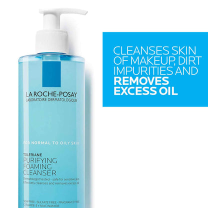 La Roche-Posay Toleriane Purifying Foaming Facial Cleanser, 13.52oz La Roche-Posay