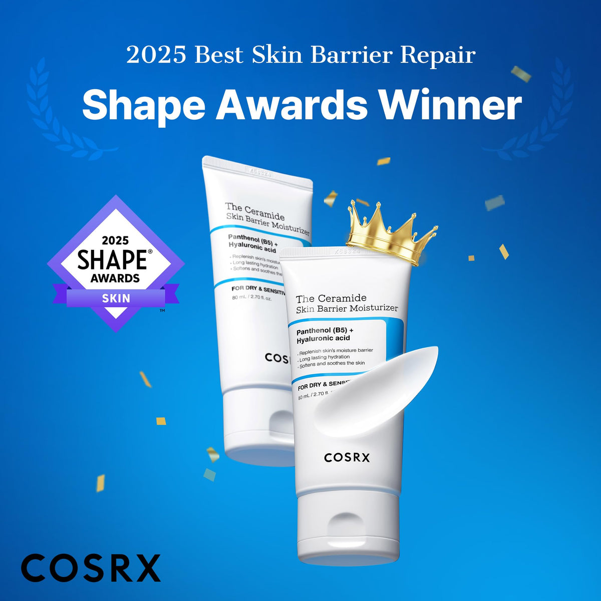 COSRX 7X Ceramide Moisturizer for Face, Barrier Repair Face Cream, 2.7oz COSRX