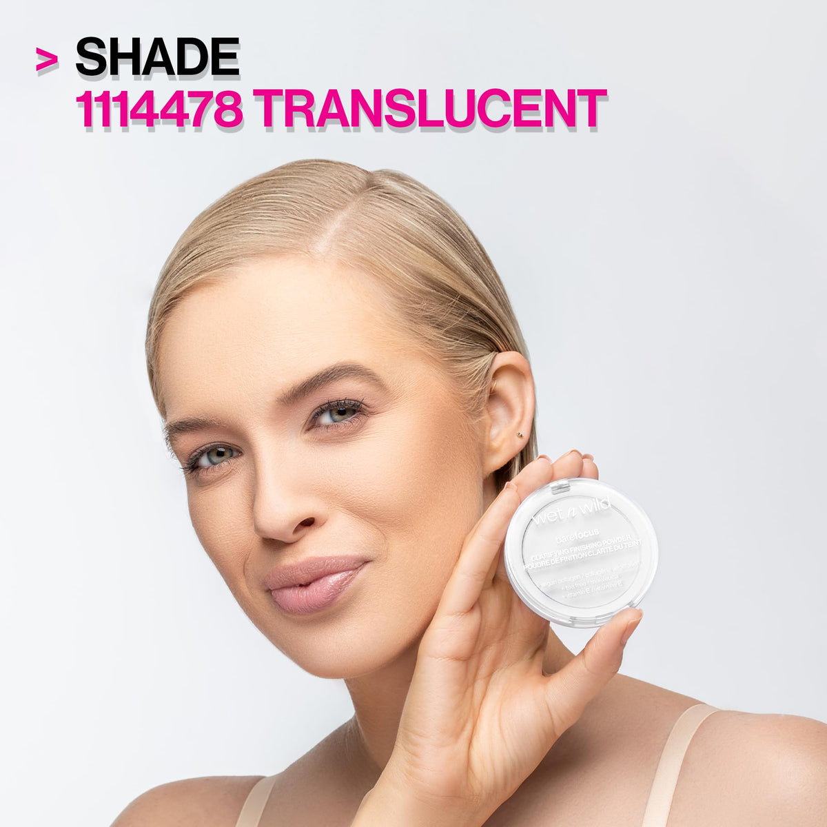 wet n wild Bare Focus Clarifying Finishing Powder | Matte | Pressed Setting Powder Light-Medium wet n wild