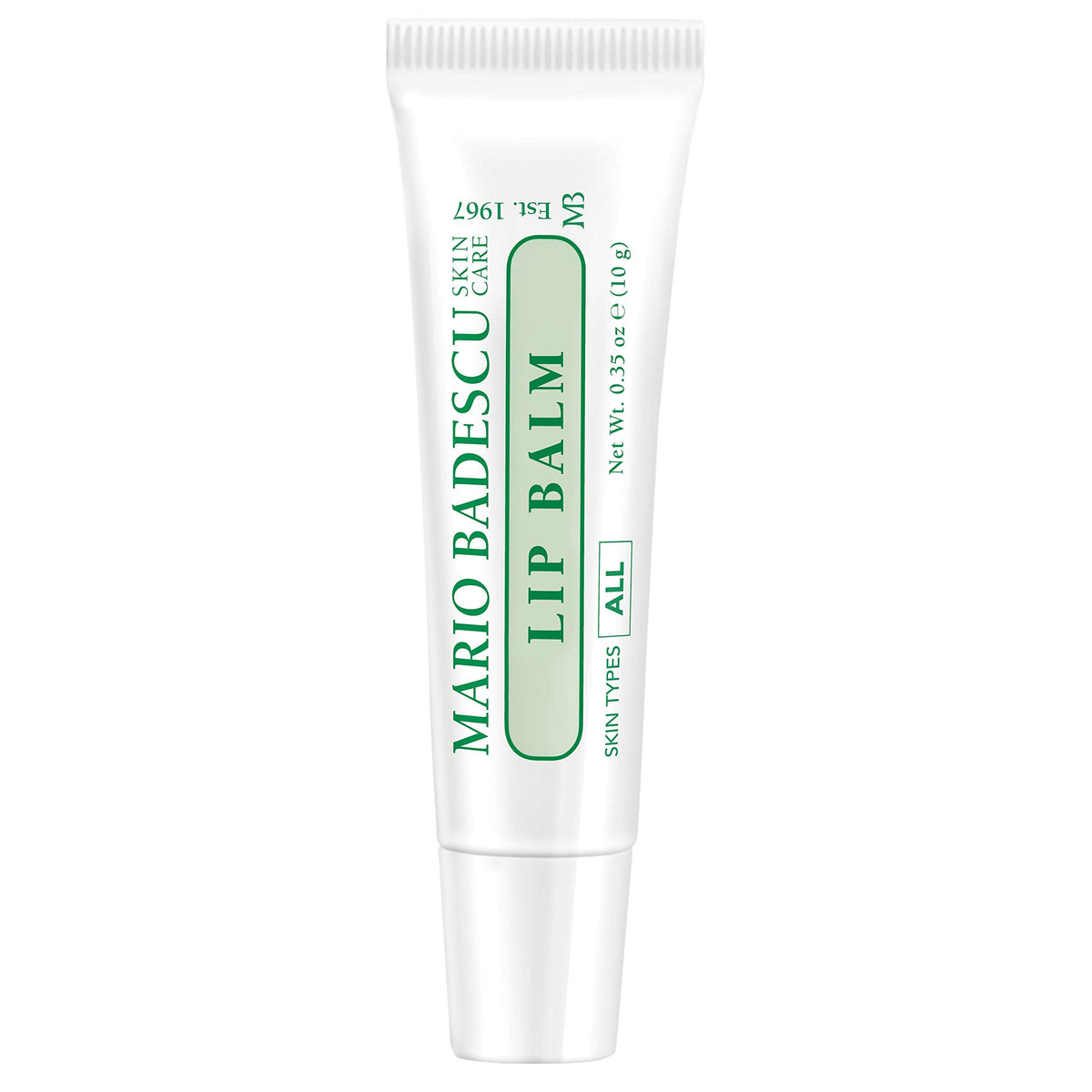 Mario Badescu Moisturizing Original Lip Balm for Dry Cracked Lips, Infused with Coconut Oil and Shea Butter, Ultra-Nourishing Lip Care Moisturizer for Soft, Smooth and Supple Lips, 0.35 Oz Mario Badescu