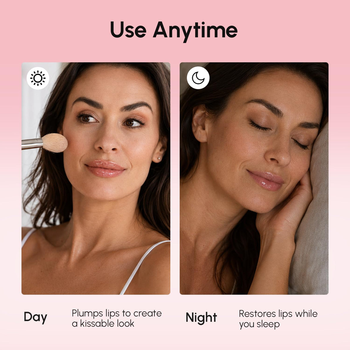 MAREE Lip Mask Overnight - Lip Moisturizer For Very Dry Lips - Hydrating Lip Butter Balm with Hyaluronic Acid & Collagen - Overnight Lip Treatment - Lip Sleeping Mask Repair - Hidratante de Labios MAREE