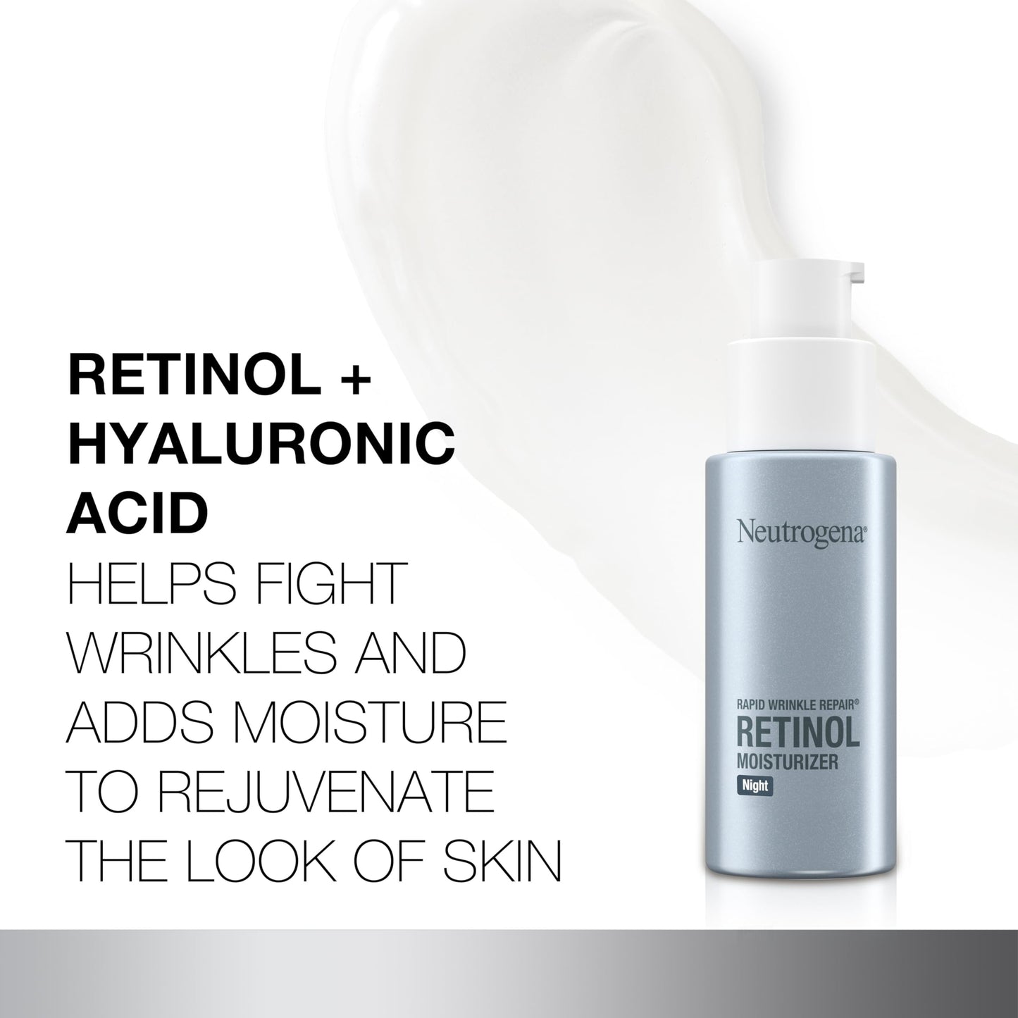 Neutrogena Retinol Face Moisturizer Cream, Rapid Wrinkle Repair, Anti-Wrinkle Night Moisturizer, Anti-Wrinkle Face & Neck Cream Neutrogena