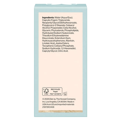 Honest Beauty Sensitive Skin Daily Calm Lightweight Moisturizer, 1.7 fl oz Honest Beauty