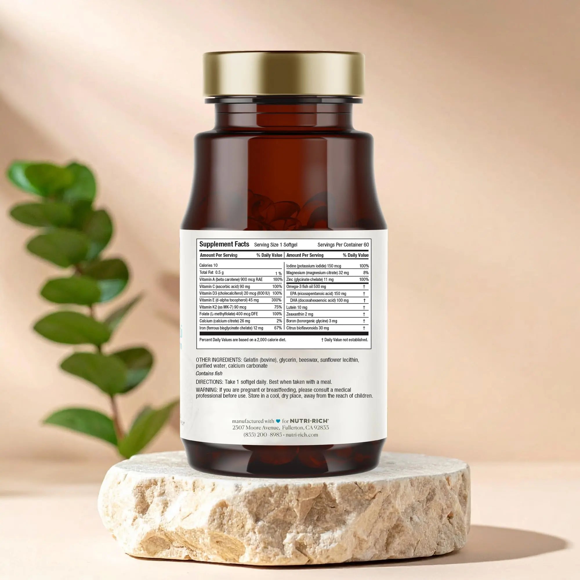 Nutri-Rich Essentials Multi | Multivitamin Supplement with Fish Oil Omega-3 for Men and Women, Supports Energy, Immune Health Nutri-Rich buy australia supplements