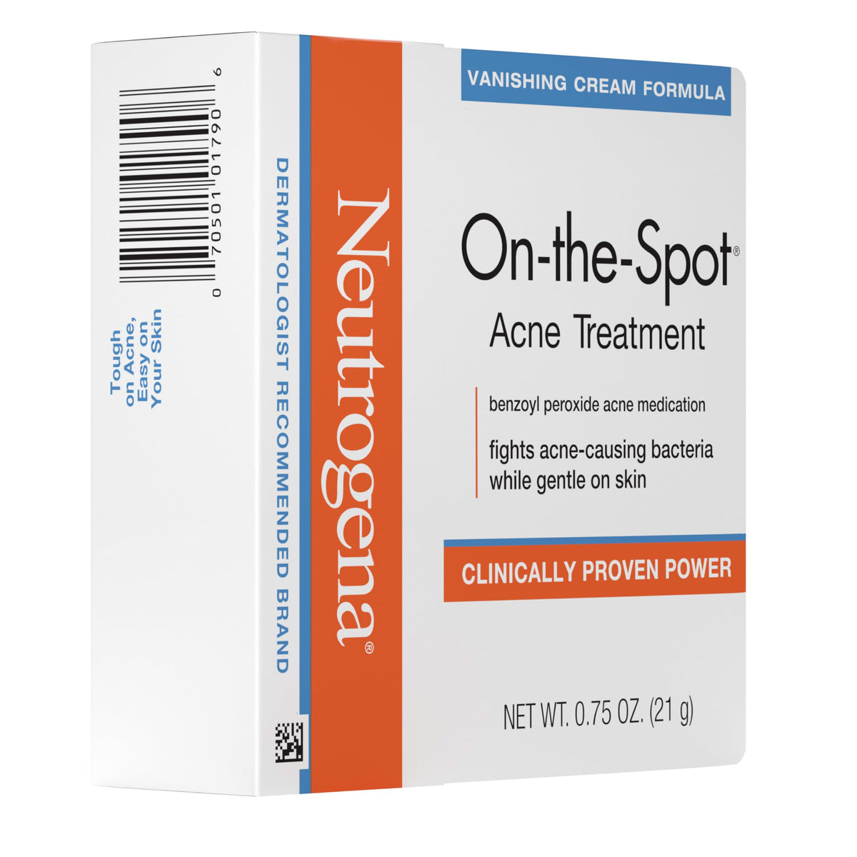 Neutrogena On-The-Spot Acne Spot Treatment Cream, 0.75 oz Neutrogena