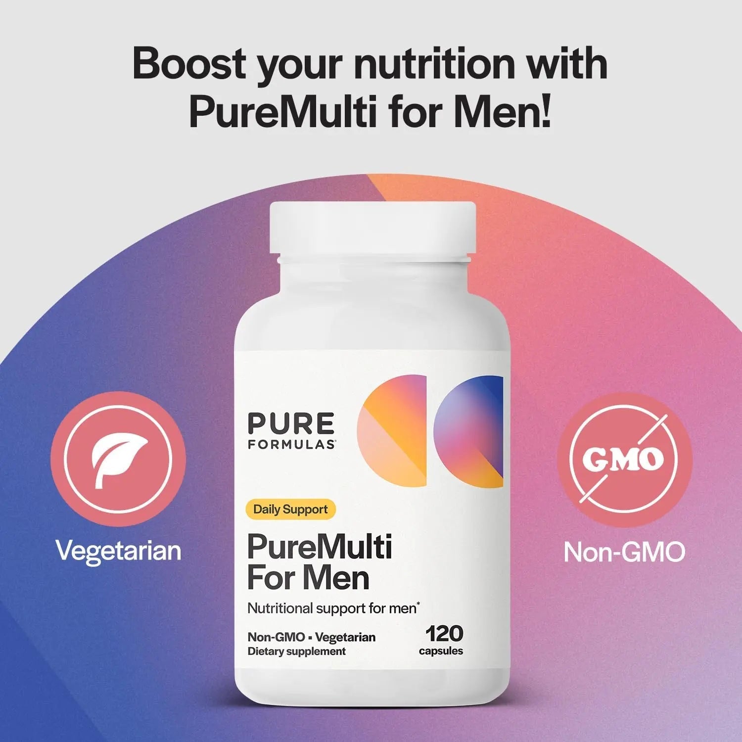 PureFormulas PureMulti for Men - Daily Comprehensive Multivitamin for Men's Health, Vitality, Energy, Focus, & Performance. Mens Vitamins A, C, D, E, & B12 PureFormulas buy australia supplements