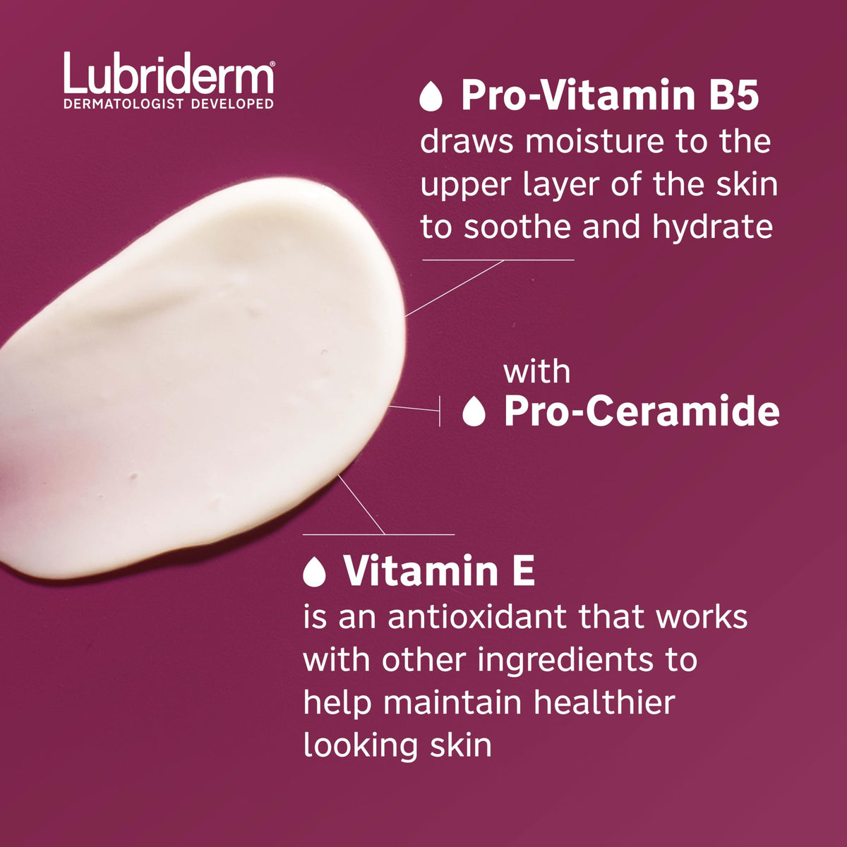 Lubriderm Advanced Therapy Hand & Body Lotion, Fragrance Free, 32 fl. oz Lubriderm
