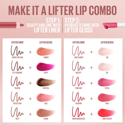 Maybelline Lifter Gloss, Hydrating Lip Gloss with Hyaluronic Acid, Ice, Pink Neutral, 0.18 Ounce MAYBELLINE