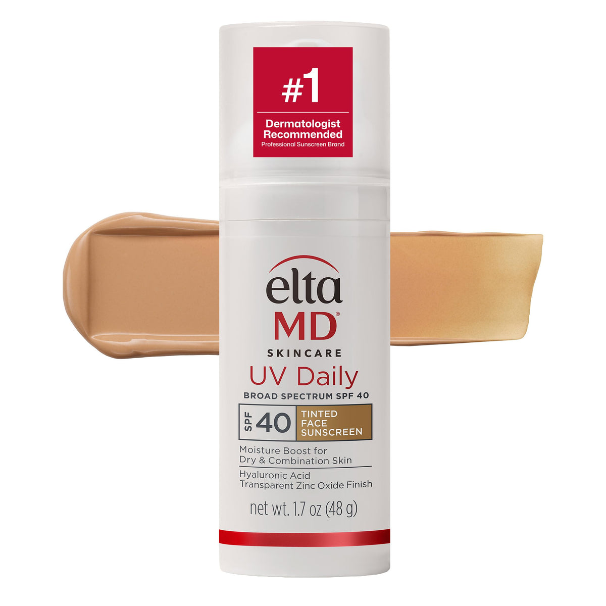 EltaMD UV Daily Tinted Face Sunscreen Moisturizer, SPF 40, 1.7 oz EltaMD