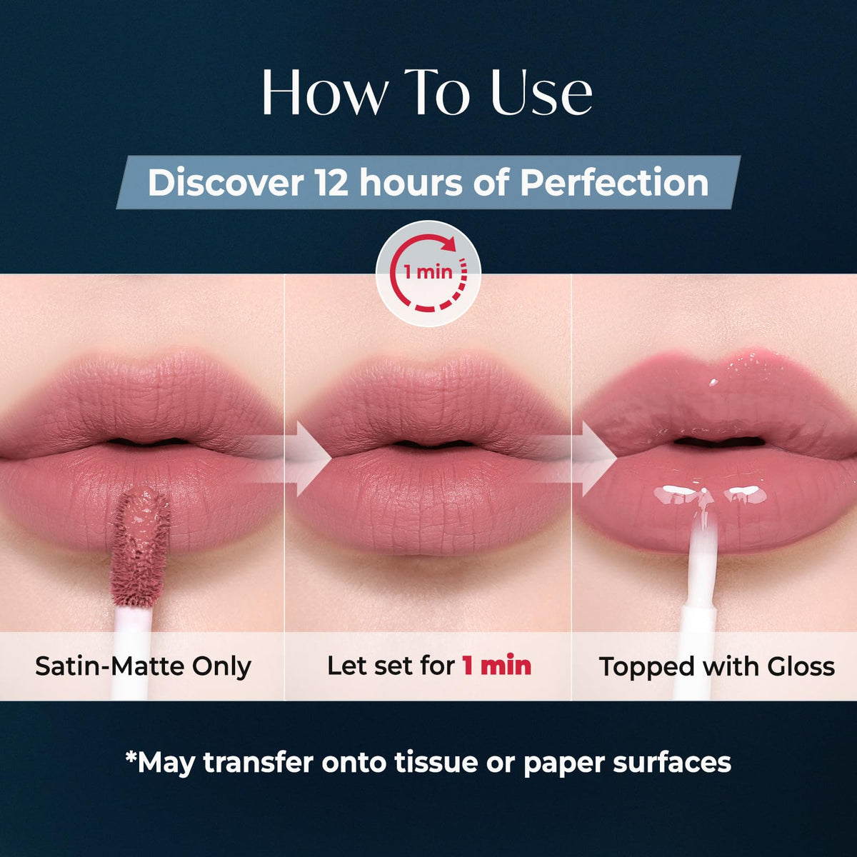 Laka Perfect Twin Lip - Dual-Ended Matte Liquid Lipstick & Clear Gloss | Transfer Proof Color | High Pigmented Lightweight Non-Sticky | Korean Makeup | #908 In Caffeine (Warm Taupe Brown), 0.31oz Laka