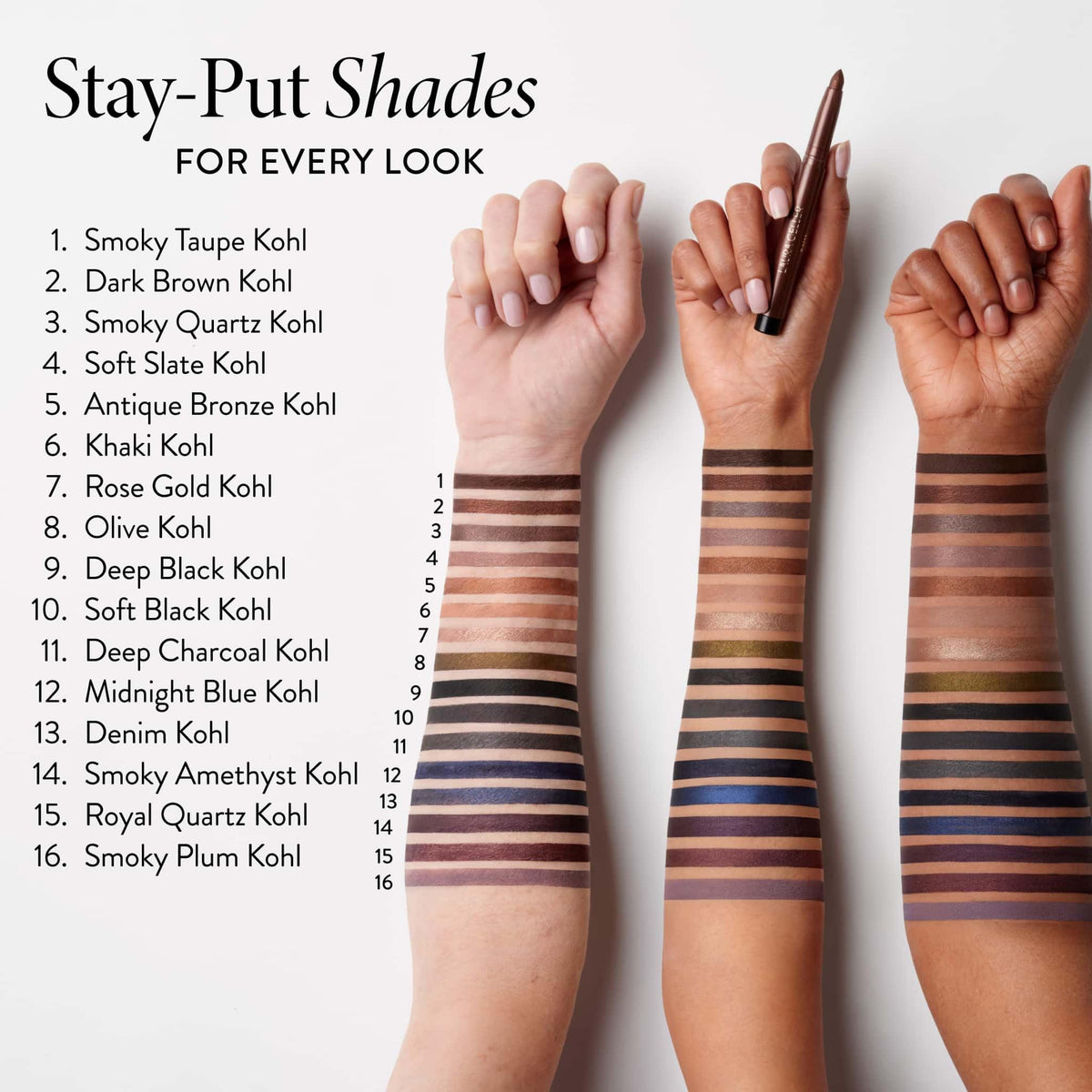 LAURA GELLER Kajal Longwear Kohl Eyeliner Pencil – Dark Brown LAURA GELLER NEW YORK