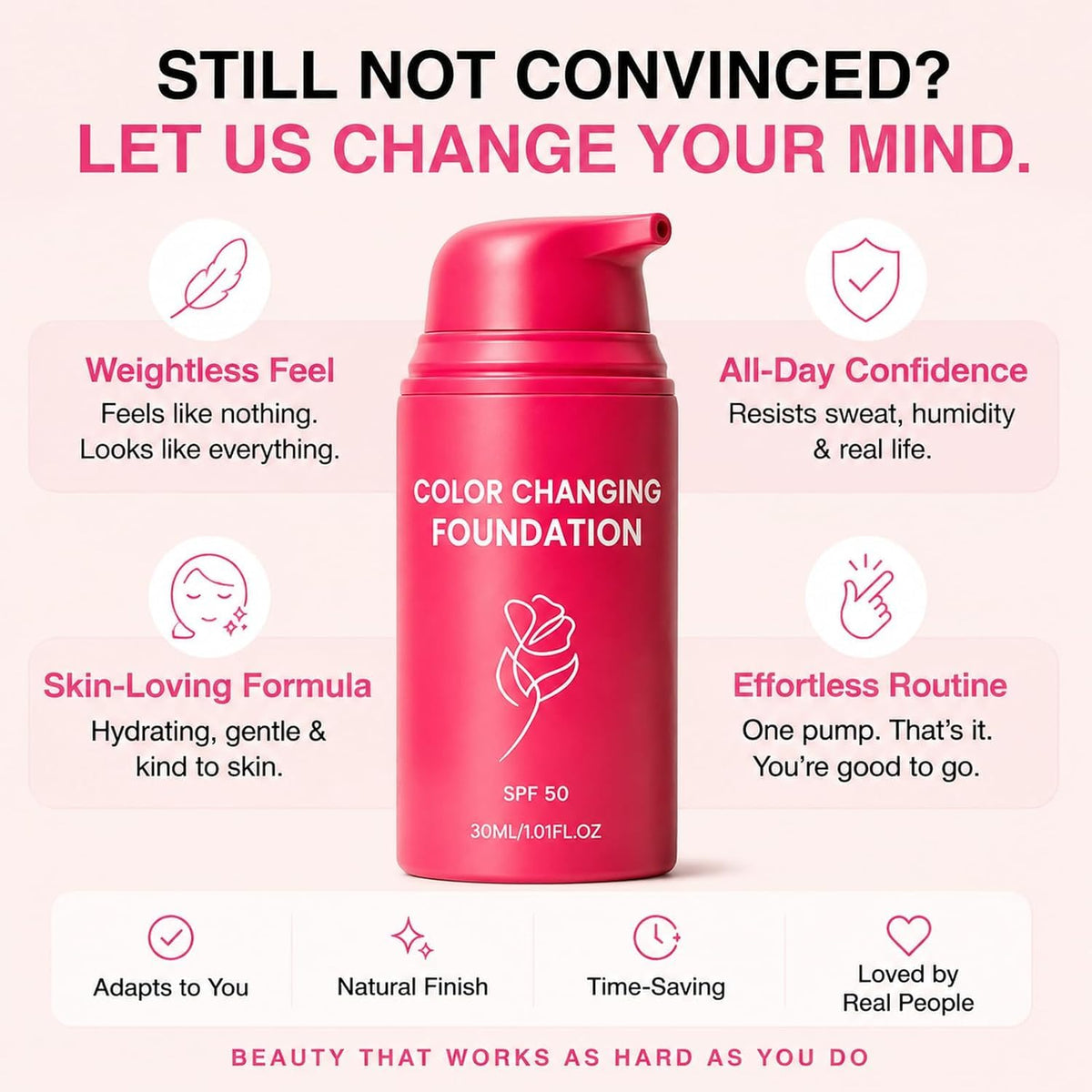 Fidyn Smoochie Color Changing Foundation: Korean foundation for Mature Skin Fidyn