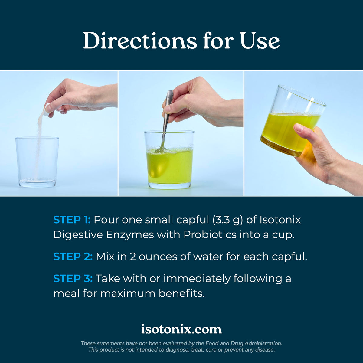 Isotonix® Digestive Enzymes with Probiotics | DigeZyme® Multi-Enzyme Complex & Lactospore® Bacillus Coagulans | Nutrient Absorption, Gut Balance & Digestive Health Isotonix