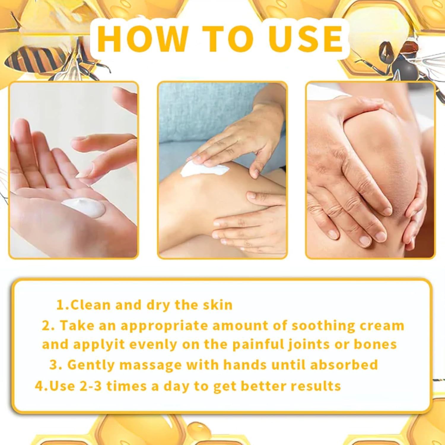 ArthroEase Bee Venom Arthritis Cream, Joint & Muscle Soothing Bee Venom Cream, Professional Bee Venom Joint Cream, Bee Venom Joint Gel - Specially for for Back, Neck, Hands, Knee (2 Bottle) Lmoy buy australia supplements