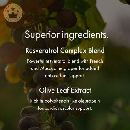 NAOMI Italian Citrus Bergamot 500mg + Resveratrol, Award-Winning Cardiologist Dvlpd, Supports Normal Cholesterol & Healthy Cellular Function, 7 Key Polyphenols NAOMI