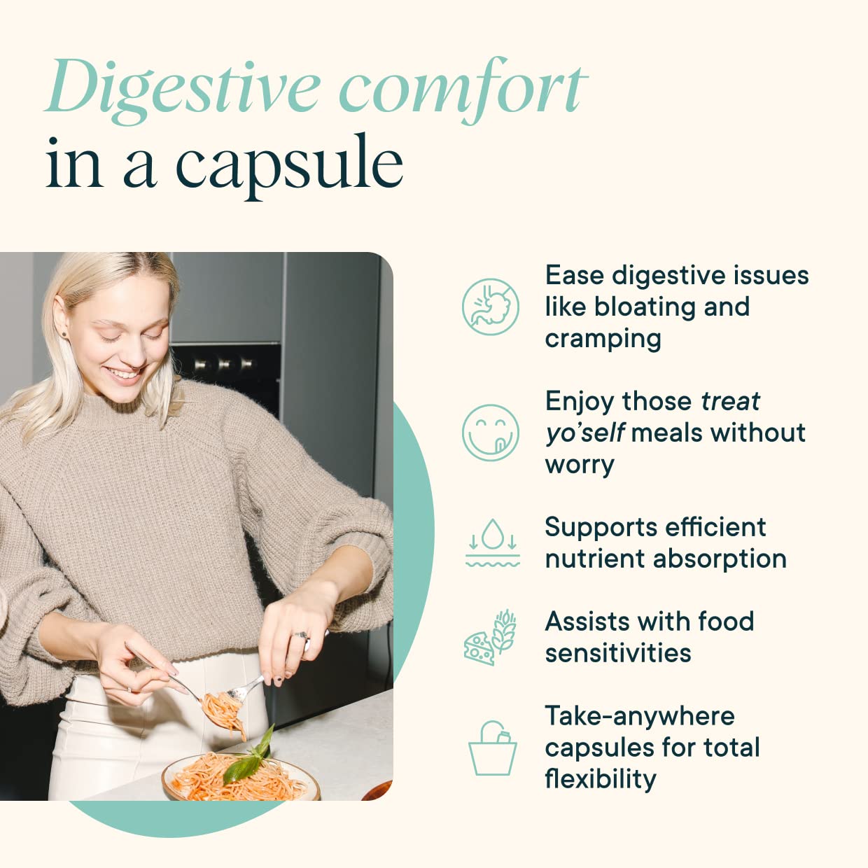 Ora Organic Multi-Enzyme Supplement - Vegan, Gluten Free Enzymes for Digestion with Probiotics for Gut Health, Bloating, Constipation and Gas Relief - 30 Easy to Swallow Capsules Ora Organic buy australia supplements