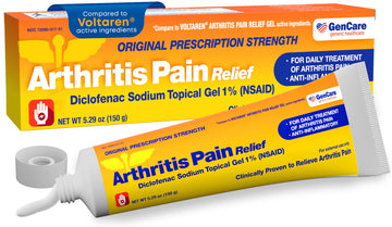 GenCare Arthritis Pain Relief Diclofenac Sodium Topical Gel 1 Percent (NSAID) - Clinically Proven Arthritis Pain Reliever - Compare to The Active Ingredient in Voltaren Gel (5.29 oz) GenCare buy australia supplements