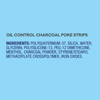 Biore Charcoal Deep Cleansing Nose Pore Strips, Blackhead Remover, 18 ct Bioré