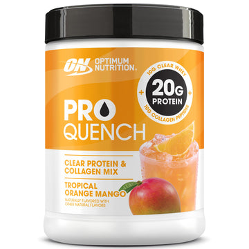Optimum Nutrition Pro Quench, 10g Clear Protein, 10g Collagen peptides & Electrolyte Powder Drink Mix, Tropical Orange Mango, 20 Servings, Optimum Nutrition buy australia supplements