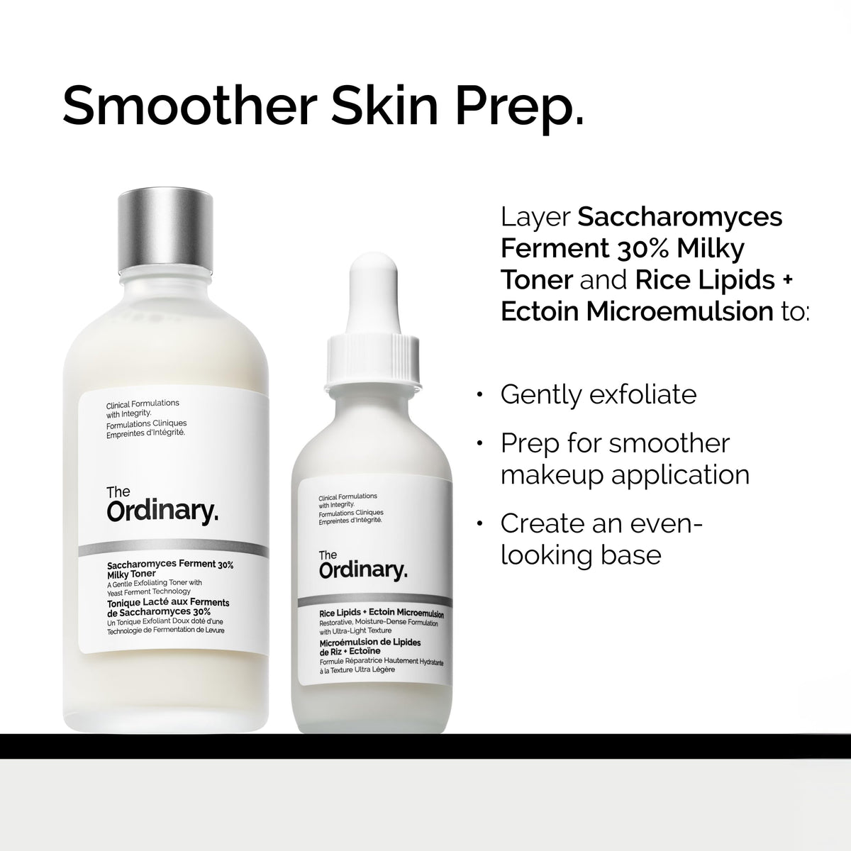 The Ordinary Saccharomyces Ferment 30% Milky Toner, Exfoliating and Hydrating Toner for Smoother, Brighter Skin, 3.4 Fl Oz The Ordinary