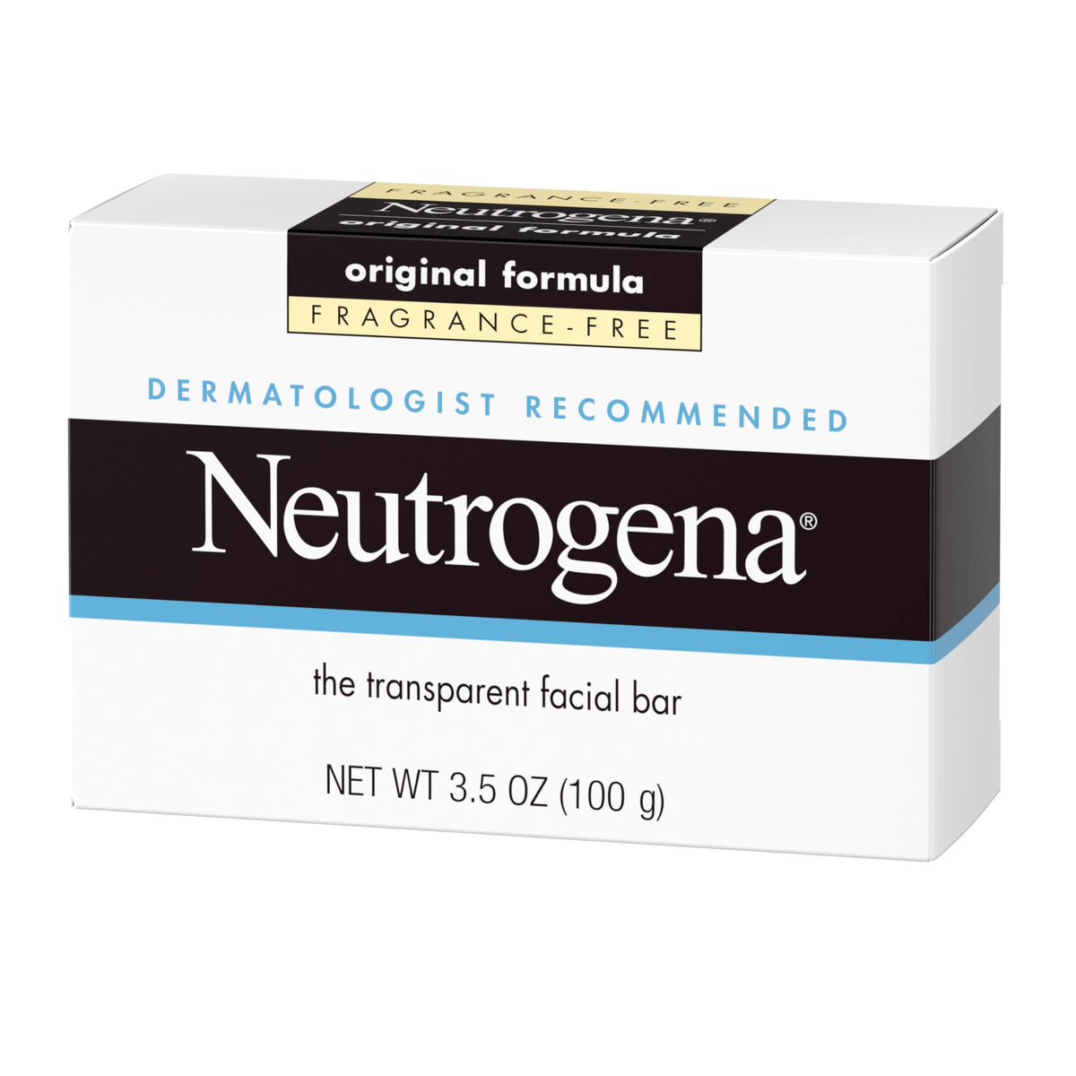 Neutrogena Original Transparent Facial Cleansing Bar, 3.5 oz Neutrogena