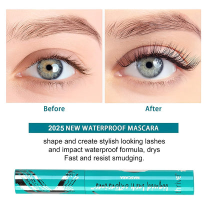 Thrive Mascara Extensions, Tubing Mascara Cosmetics, Waterproof Smudge-Proof Natural No Clumping Thick and Slender Lasting All Day (Rich Black 10.7g/0.38 OZ) Huaifu Xiaolajiao