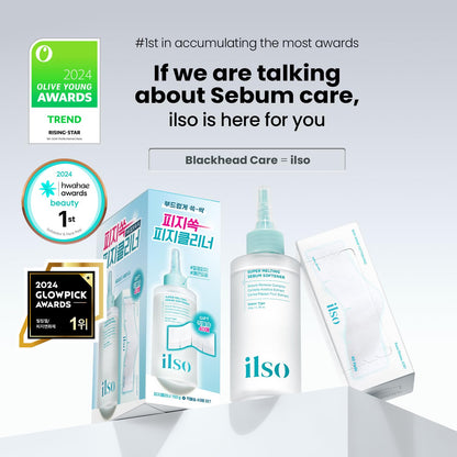 ILSO Melting Sebum Softener 5.29 fl oz, Sebaceous Filament Care ilso