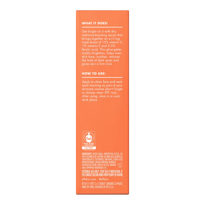 e.l.f. SKIN Bright Icon Vitamin C + E + Ferulic Serum, 1 oz e.l.f.