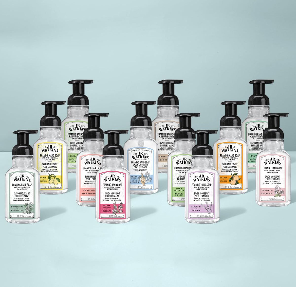 J.R. Watkins Moisturizing Foam Hand Soap Refill 2 Pack, Lemon, 28 fl oz J.R. Watkins