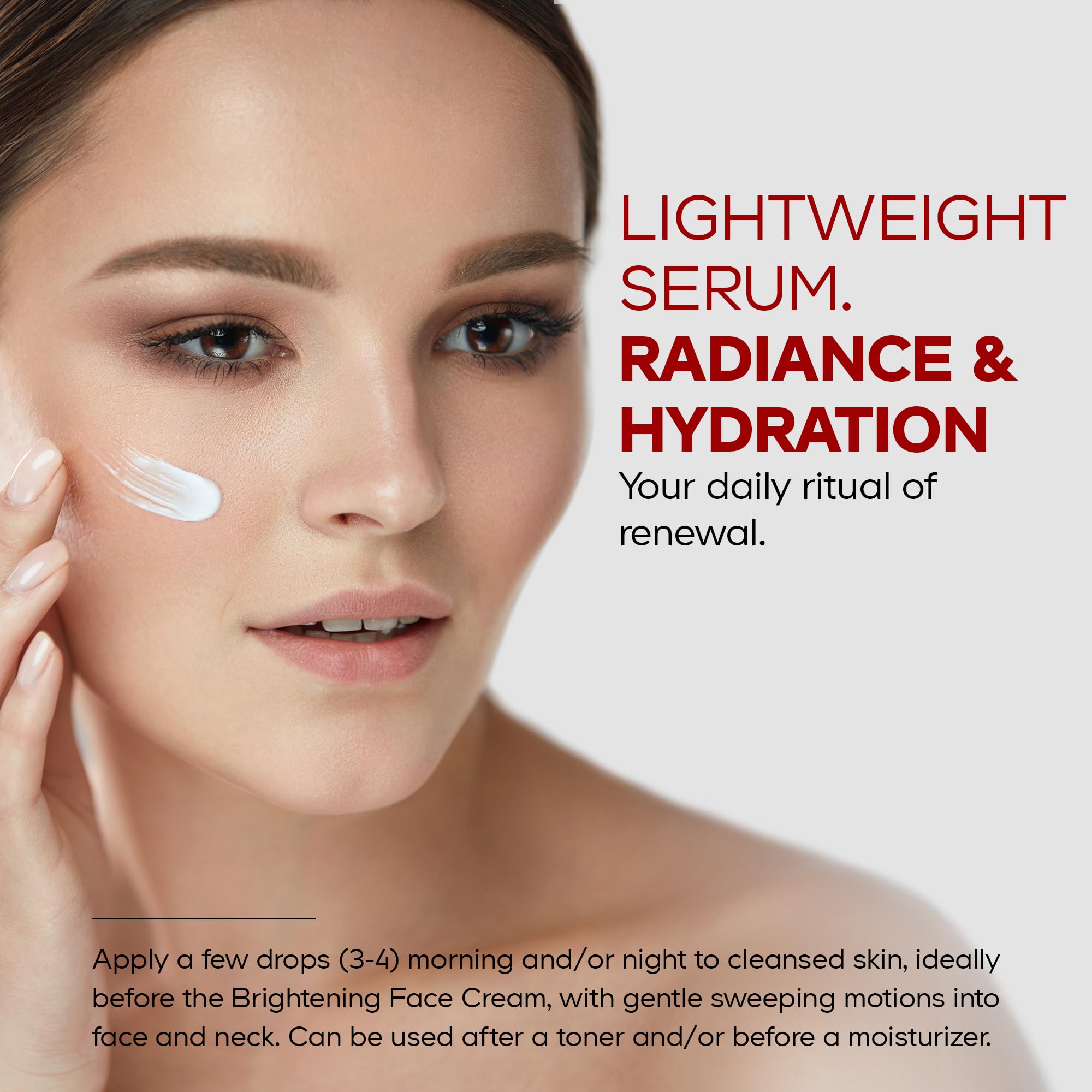 Maison Rouge Brightening Face Serum by Codeage - Glutathione Serum, Vitamin C, E, Hyaluronic Acid, Collagen - Radiance Enhancing - Parabens and Sulfates-Free - Refillable - All Skin Types - 1.7 fl oz Codeage buy australia supplements