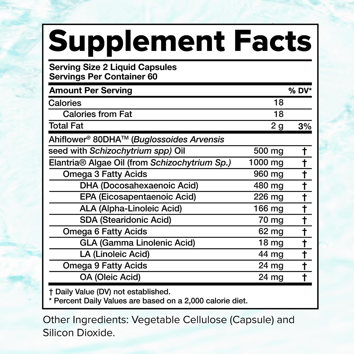 Complement Vegan Omega 3 Supplement- 960mg Omega-3 Fatty Acids, DHA, EPA, SDA, ALA Supplement - Immune Support- 60 Servings, 120 Liquid Capsules Complement buy australia supplements