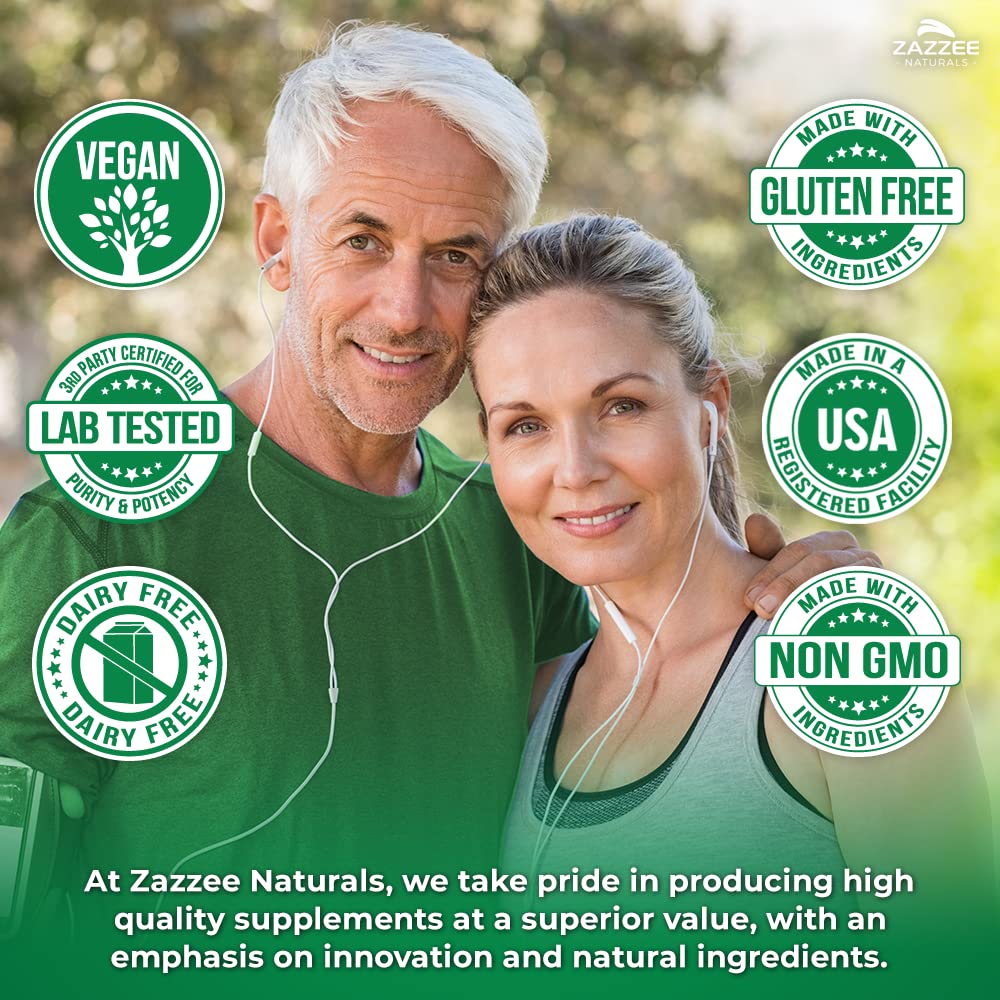 Zazzee USDA Organic Milk Thistle 30:1 Extract, 80% Silymarin, 120 Vegan Capsules, 4 Month Supply, Certified Kosher, High Potency Liver & Antioxidant Support Zazzee