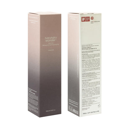 HARUHARU wonder Black Rice Moisture 5.5 Soft Cleansing Gel, 3.38 fl. oz HARUHARU