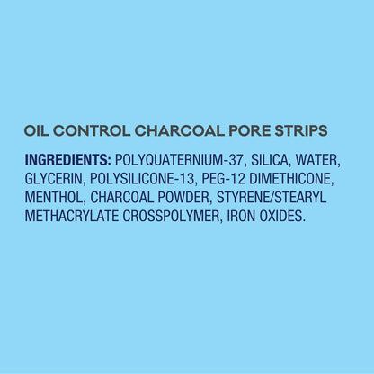 Biore Charcoal Deep Cleansing Pore Strips For Men, Blackhead Removal, 6 ct Bioré