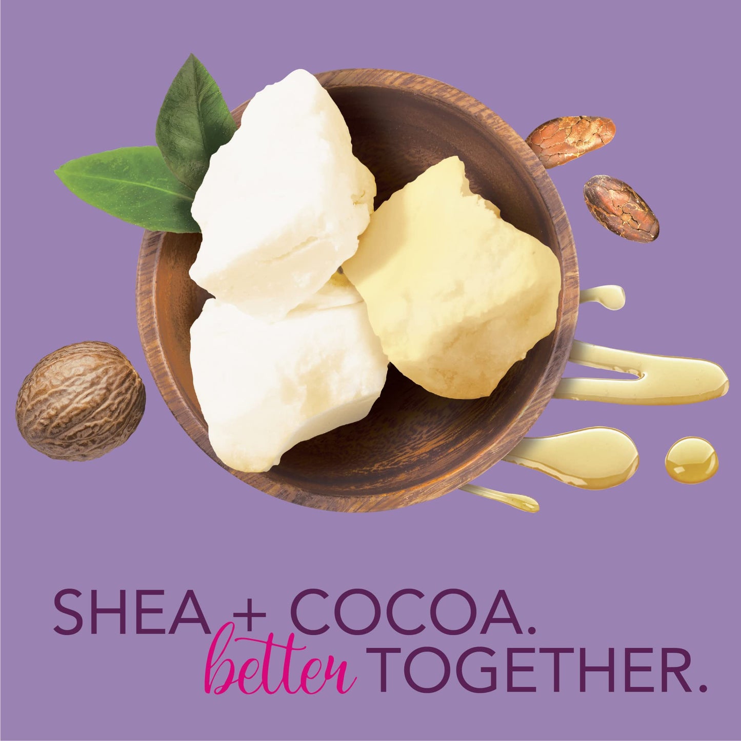 Jergens Shea and Cocoa Whipped Body Butter Lotion, Tone Enriching Hand And Body Lotion for Dry Skin, with Vitamins B3 & E, 8.5 Oz Jergens