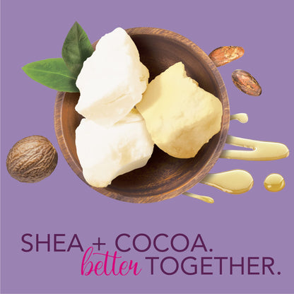 Jergens Shea and Cocoa Whipped Body Butter Lotion, Tone Enriching Hand And Body Lotion for Dry Skin, with Vitamins B3 & E, 8.5 Oz Jergens