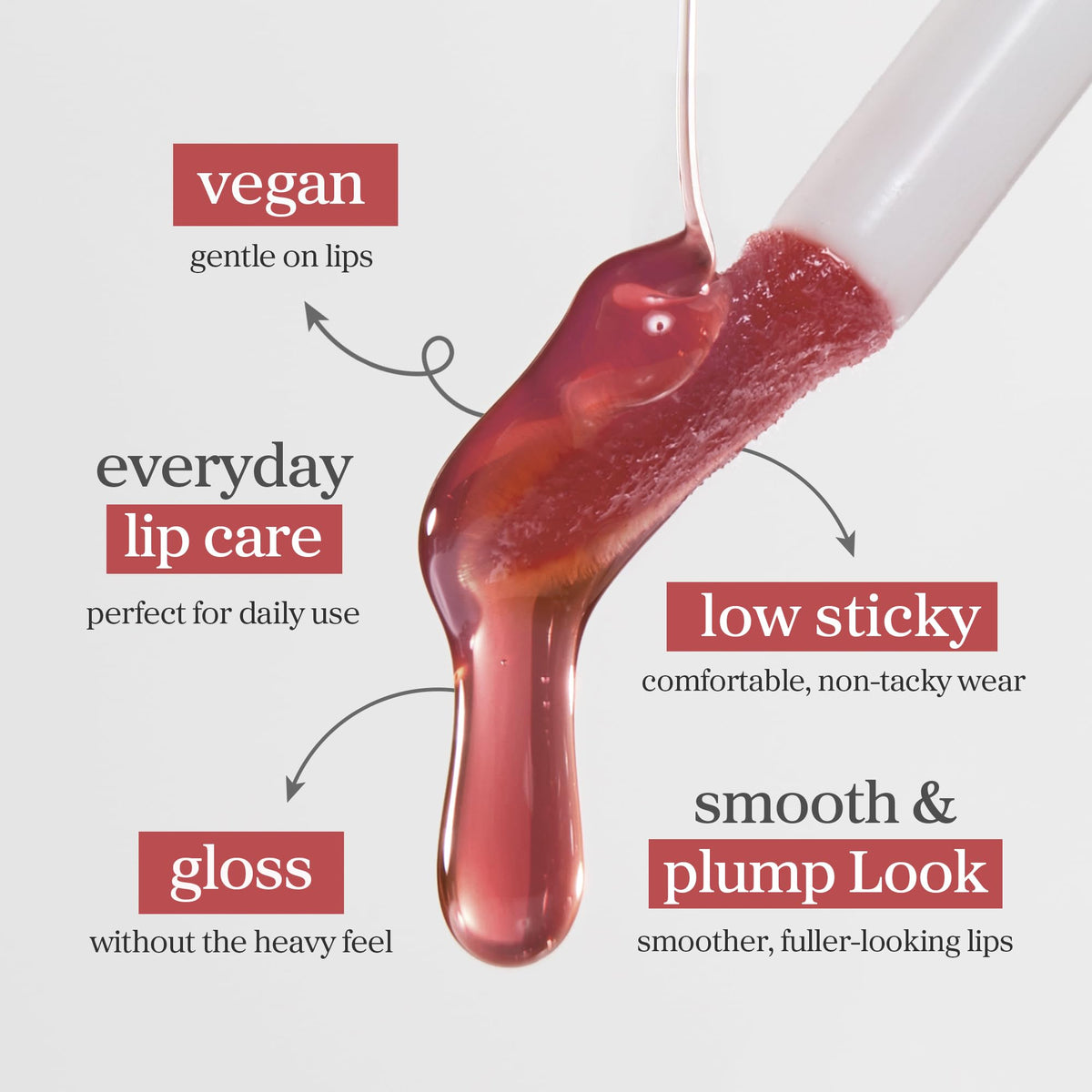 NOONI Korean Lip Oil - Applewine - Plumping & Hydrating Tinted Lip Gloss NOONI