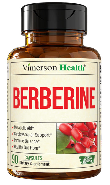 Vimerson Health Berberine Supplement with Third Party Tested Berberine 1800mg - Immune Support Supplement for Cardiovascular, Gastrointestinal Function & Metabolic Aid - Vegan & Non-GMO Vimerson Health buy australia supplements