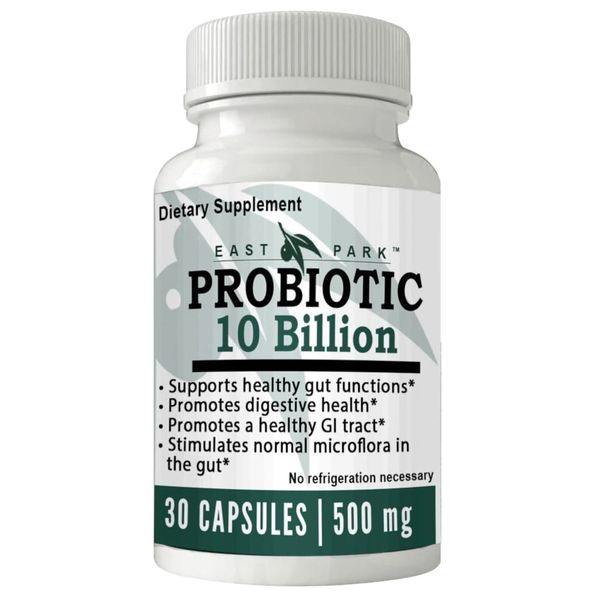 East Park Research d-Lenolate Probiotic Supplement | Probiotic 10 Billion CFUs Supports Gut & Digestive Health | Dietary Supplement Probiotics EAST PARK
