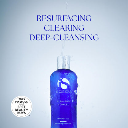 iS CLINICAL Cleansing Complex, 3in1 Gentle deep pore cleanser Face Wash and Makeup remover, Helps blemish-prone skin iS CLINICAL