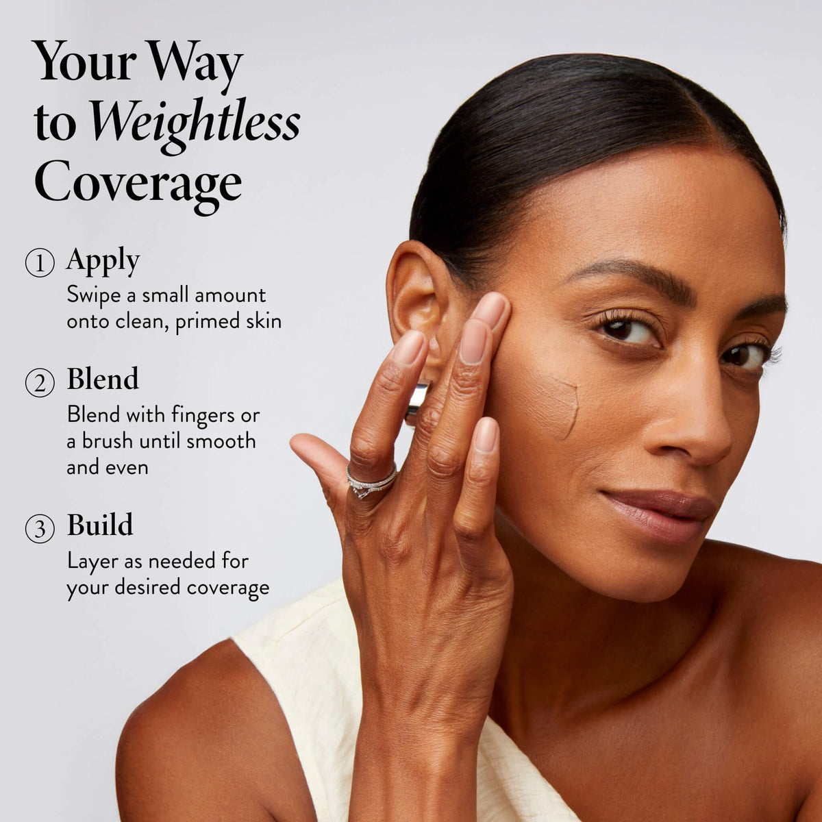 LAURA GELLER Weightless Whip Mousse Foundation, Buildable- Fair LAURA GELLER NEW YORK